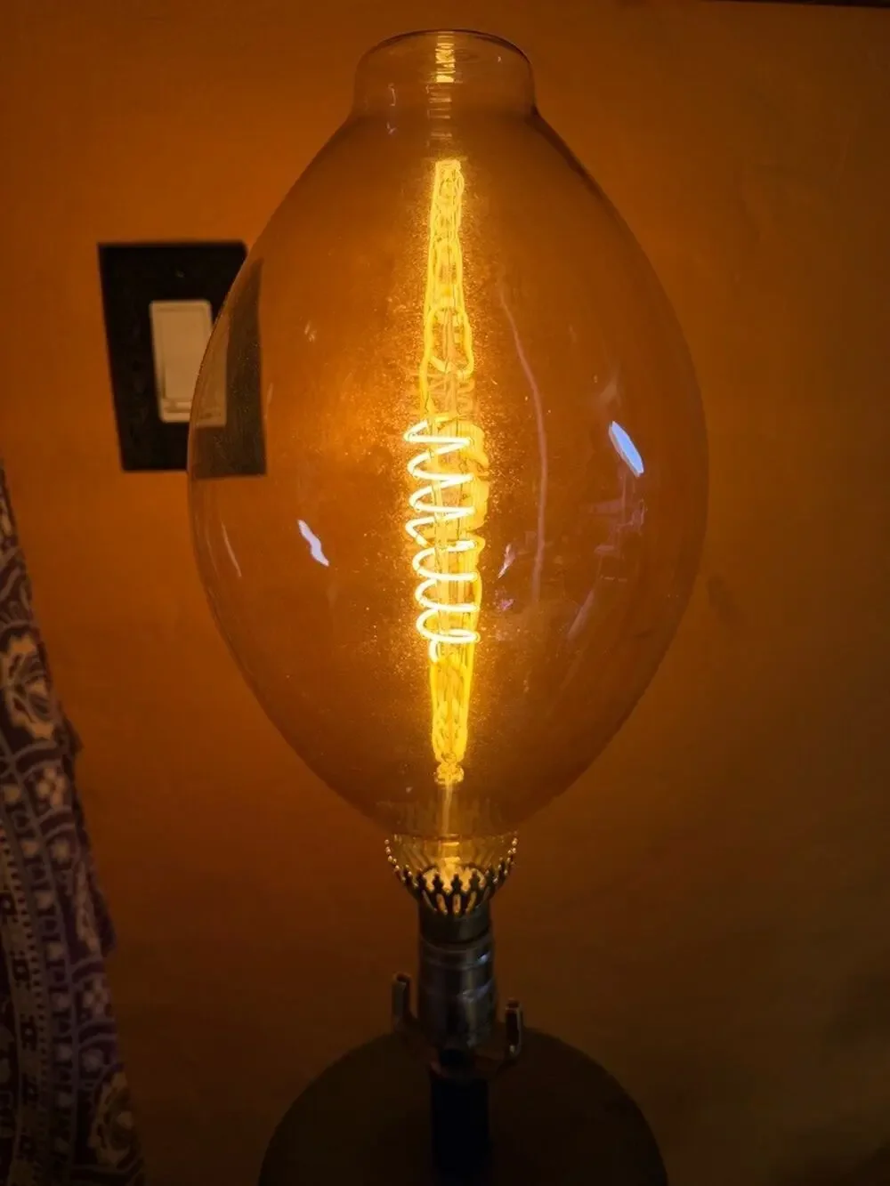 💡 IKEA Oversized MOLNART Decorative LED Edison Bulb – Giant Clear Glass – E26